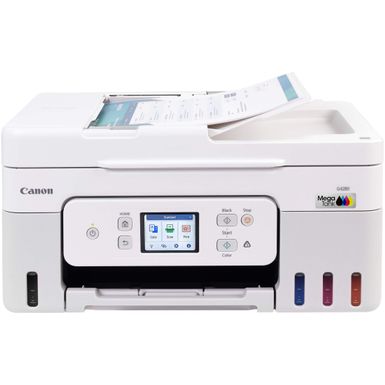 Canon - PIXMA MegaTank G4280 Wireless All-In-One SuperTank Inkjet Printer - White