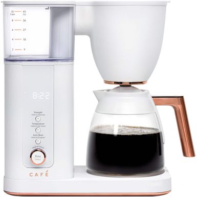 Caf - Smart Drip 10-Cup Coffee Maker with WiFi - Matte White