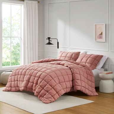 Rose Dream Puff Down Alternative Comforter Set Twin