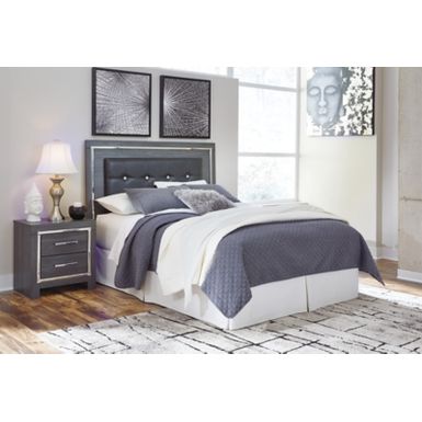 Gray Lodanna Queen/Full Upholstered Panel Headboard