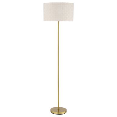 Ramiro Drum Shade Floor Lamp Gold