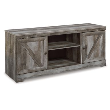 Wynnlow Large TV Stand w/Fireplace Option