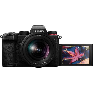 Panasonic - LUMIX S5 Mirrorless Full Frame Camera Body with 20-60mm F3.5-5.6 Lens - DC-S5KK - Black