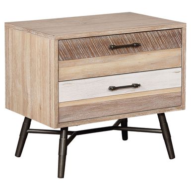 Marlow 2-drawer Nightstand Rough Sawn Multi