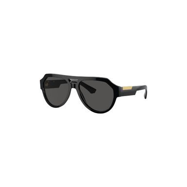 Dolce & Gabbana Sunglasses (DG4466-501-87, Black/Dark Grey)