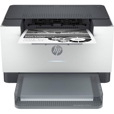 HP - LaserJet M209dw Wireless Black-and-White Laser Printer - White & Slate