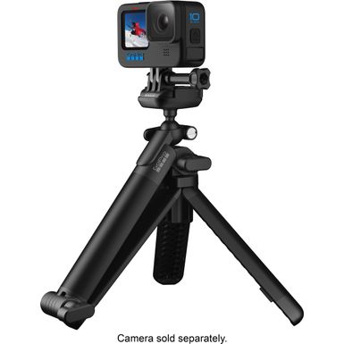 3-Way Tripod/Grip/Arm Compatible with All GoPro Cameras - Black