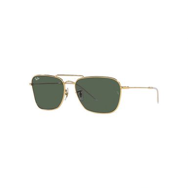 Ray-Ban Caravan Reverse Sunglasses (RBR0102S-001-VR, Gold/Green)