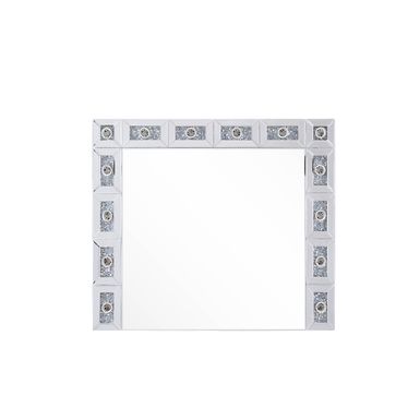 ACME Noralie Accent Mirror, Mirrored & Faux Diamonds