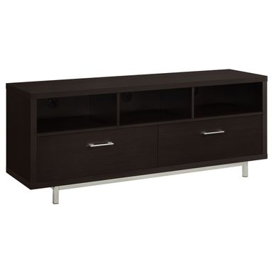 Casey 2-drawer Rectangular TV Console Cappuccino