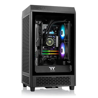 Thermaltake - LCGS Reactor i470T Gaming Desktop-Intel Core i9-13900K-32GB RGB Mem-NVIDIA GeForce RTX 4070 Ti Super 2TB NVMe M.2 - Black