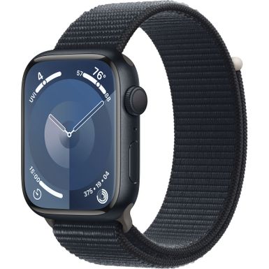 Apple Watch Series 9 (GPS) - midnight aluminum - smart watch with sport loop - midnight - 64 GB