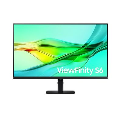 Samsung ViewFinity 32" S6 (S60D) QHD HDR10 High Resolution Monitor and Daisy Chain (HDMI, USB, DisplayPort) - Black