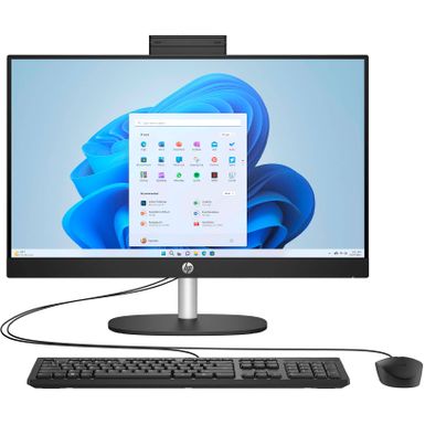 HP - 23.8 Full HD All-in-One - AMD Ryzen 3 - 8GB Memory - 512GB SSD - Jet Black