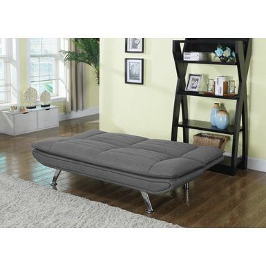 Julian Upholstered Sofa Bed with Pillow-top Seating Grey