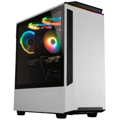 Periphio Metatron Prebuilt Gaming PC - Radeon RX 6600 (8GB) Graphics, Intel Core i5-12400F (4.4GHz Turbo), 1TB M.2 NVME SSD, 16GB DDR4 RAM, Windows 11 Ready, WiFi + BT