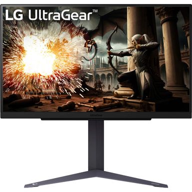 LG - UltraGear 27" IPS LED 180Hz 1-ms NVIDIA G-SYNC Compatible and AMD Freesync Gaming Monitor with HDR - Black