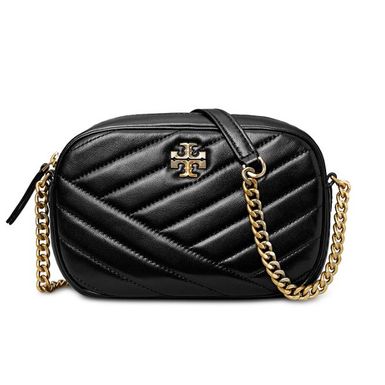 Tory Burch Kira Chevron Camera Bag-Black