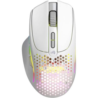 Glorious - Model I 2 Ultra Lightweight Wireless Optical Gaming Mouse with 9 Programmable Buttons - Matte White