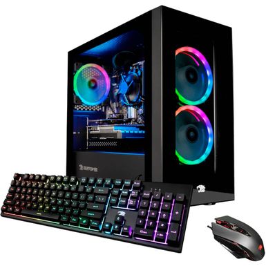 iBUYPOWER - Element Mini Gaming Desktop - AMD Ryzen 5 3600 - 16GB Memory - NVIDIA RTX 2060 6GB  - 480GB SSD