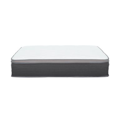 Equilibria 12 in. Medium Memory Foam & Pocket Spring Hybrid Euro Top Bed in a Box Mattress, Full