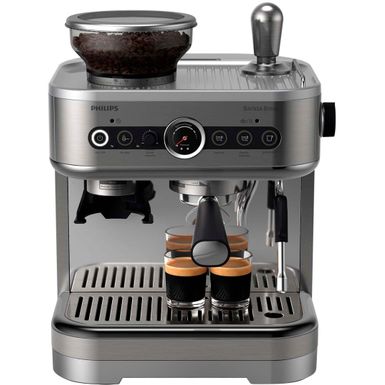 Philips Barista Brew Semi Automatic Espresso Machine with Milk Frother - Stainless Steel