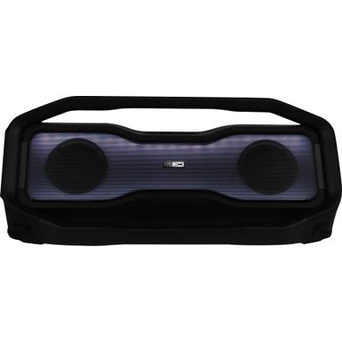 Altec Lansing - Bluetooth RockBox XL 2.0 EverythingProof Party Portable Speaker with Just Ask Voice Assistant and LED Lights - Black