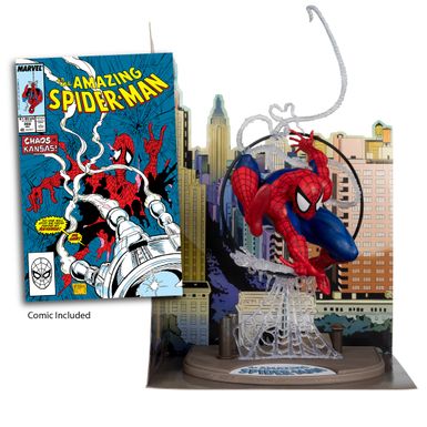 McFarlane Toys - Marvel Spider-Man 16th Scale 11.7 Posed Figure with Scene  Comic (Based on The Amazing Spider-Man 301)