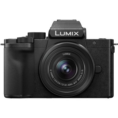 Panasonic - LUMIX G100 Mirrorless Camera for Photo 4K Video and Vlogging 12-32mm Lens - Black