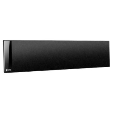 KEF - T Series Dual 4-1/2" 2-1/2-Way Center-Channel Speaker - Black