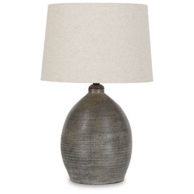 Gray Joyelle Terracotta Table Lamp (1/CN)