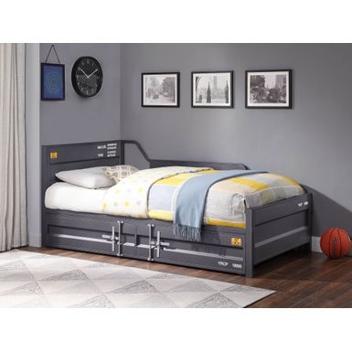 ACME Cargo Daybed w/Trundle (Twin), Gunmetal