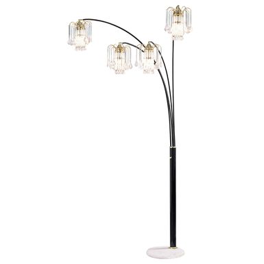 Traditional Arch Lamp in Black/Gold