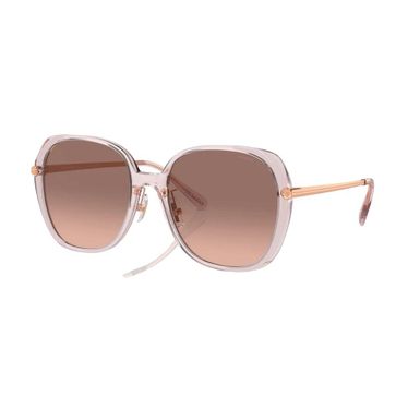 Coach Sunglasses (HC8403D-570513, Transparent Rose/Brown Pink Gradient)