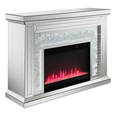 Rectangular Freestanding Fireplace Mirror