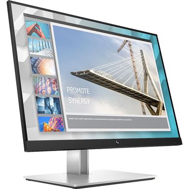 HP - E24i G4 Widescreen LCD Monitor 24 LCD Monitor (VGA USB HDMI) - Black Silver