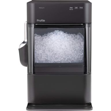 GE Profile - Opal 2.0 Ultra Nugget Ice Maker with Scale Inhibiting Filter - Carbon Black