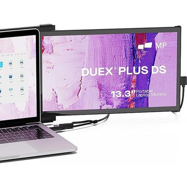 Mobile Pixels - DUEX Plus DS 13.3" IPS LCD Monitor - Black