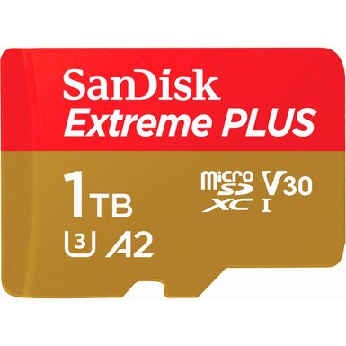 SanDisk - Extreme PLUS 1TB microSDXC UHS-I Memory Card