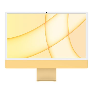 Apple - iMac 24" All-in-One - M1 chip - 8GB Memory - 512GB (Latest Model) - Yellow - Refurbished