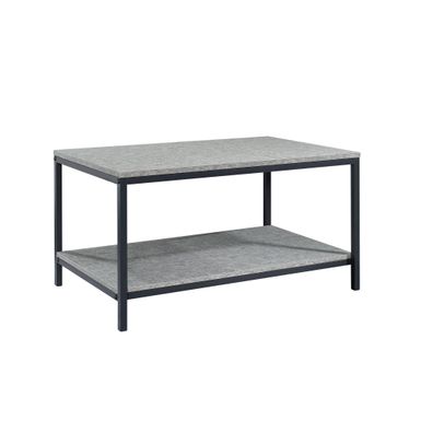 Sauder - North Avenue Concrete Coffee Table - Gray/Black