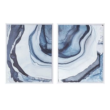 Ethereal Diptych 2-piece Framed Canvas Wall Art Set