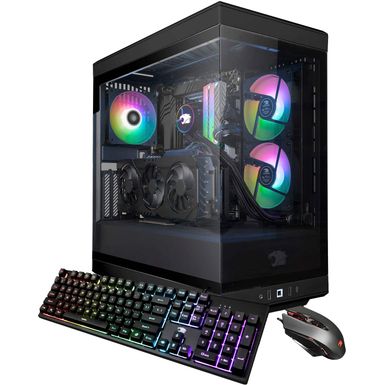 iBUYPOWER - Y40 Gaming Desktop - Intel Core i7-13700F - 32GB DDR5 RAM - NVIDIA GeForce RTX 4060Ti 16GB - 2TB NVMe SSD - Black