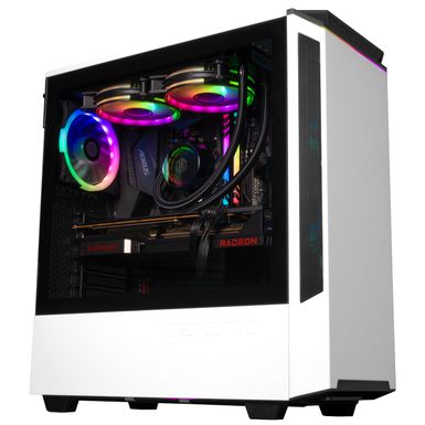 Periphio Nova Prebuilt Gaming PC - VR Ready, Liquid Cooled AMD Ryzen 5 5600X (4.6GHz Turbo), Radeon RX 6800 XT (16GB), 1TB M.2 NVMe SSD, 16GB DDR4 RAM,, WiFi + BT