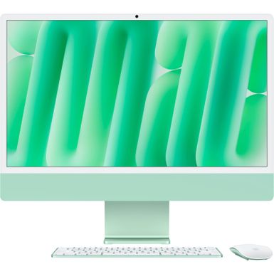 Apple - iMac 24-inch All-in-One - M4 chip - Built for Apple Intelligence - 10 Core CPU - 10 Core GPU - 16GB Memory - 256GB SSD - Green