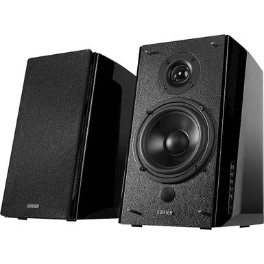 Edifier - R2000DB Powered Bluetooth Bookshelf Speakers Computer Speakers - 120W RMS Optical Input - Near-Field Studio Monitors - Black