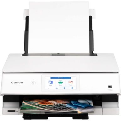 Canon - PIXMA TS8820 Wireless All-In-One Inkjet Printer - White