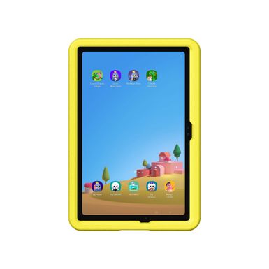 Samsung - Galaxy Tab A9+ Kids Edition 11 64GB with Puffy Cover - Wi-Fi - Yellow