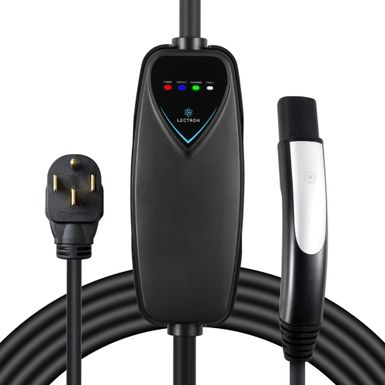 Lectron - Tesla Level 2 NEMA 14-50 Electric Vehicle (EV) Charger- up to 40A - 16' - Black