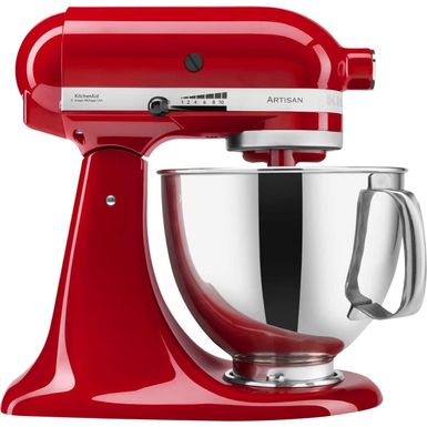 KitchenAid - Artisan Series 5 Quart Tilt-Head Stand Mixer - KSM150PSER - Empire Red